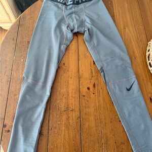 Nike Pro Men's Gray Compression Tights